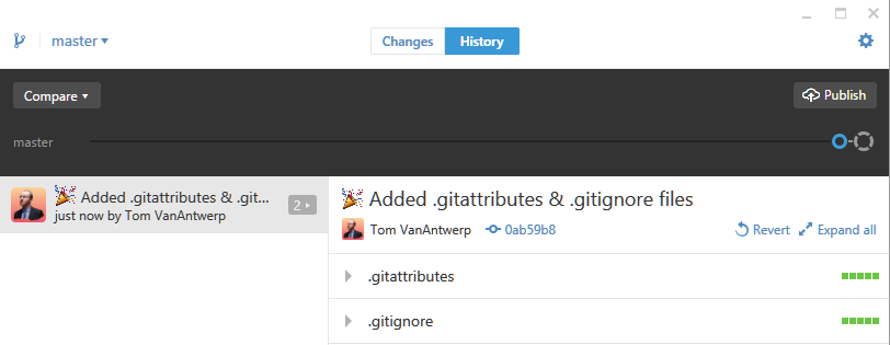 New repo inside GitHub desktop app